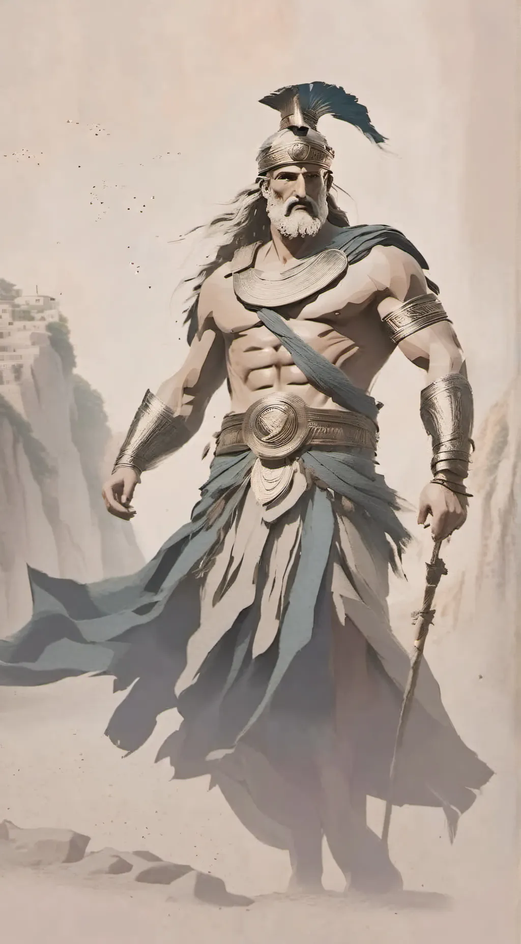 ai character: Blood of Zeus background