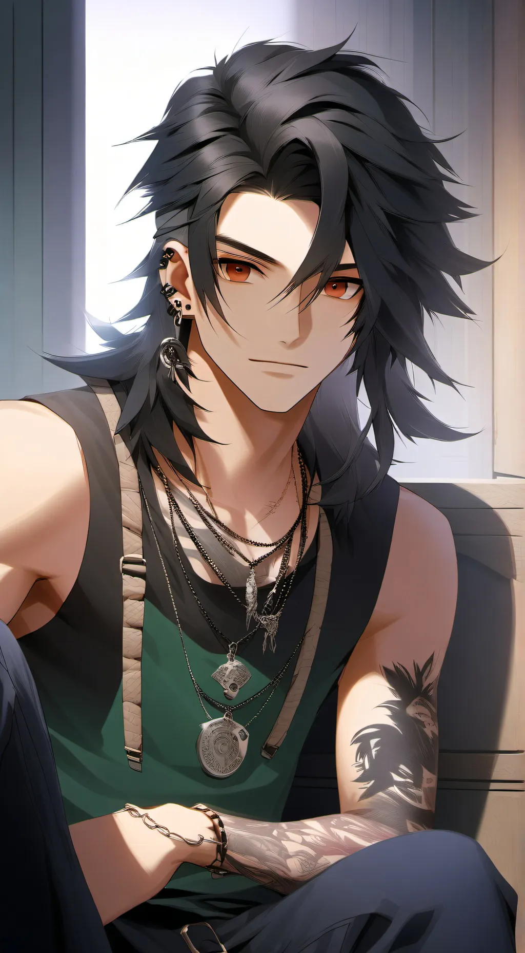 ai character: Levi background