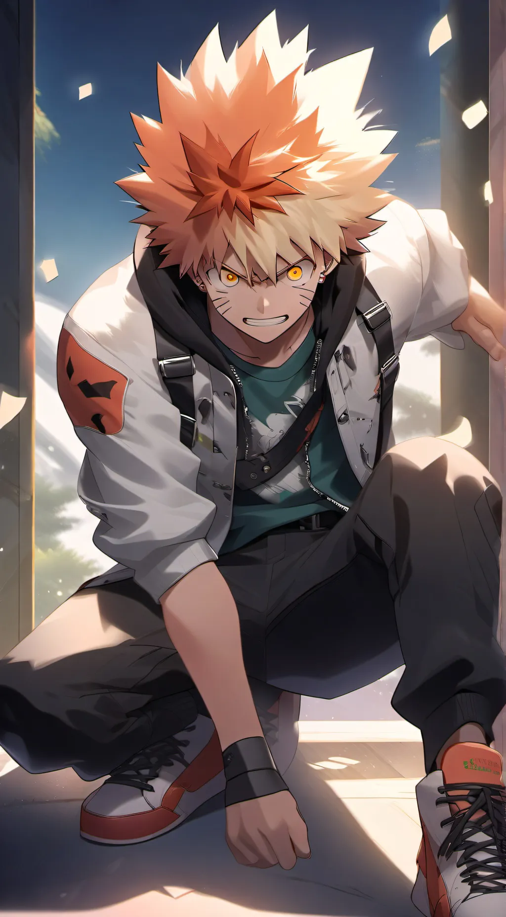 ai character: MHA😁 background