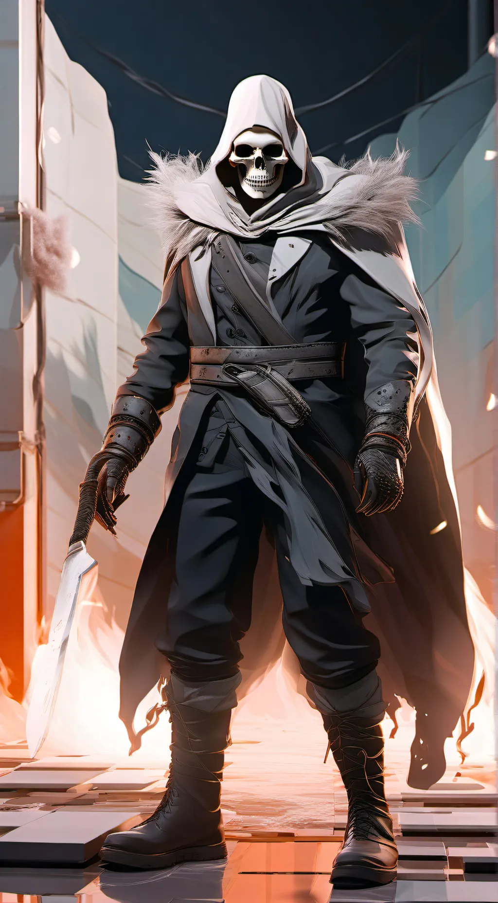 ai character: Last day background