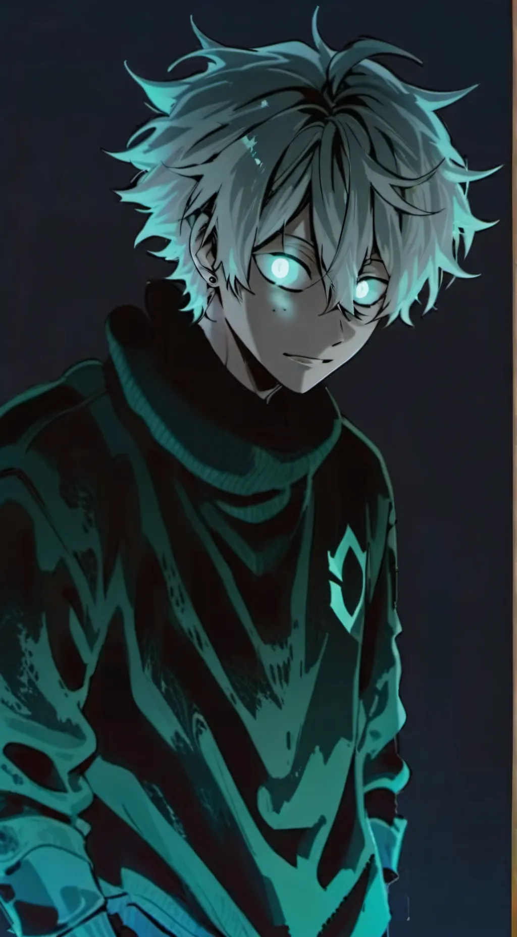ai character: deku,shoto,bakougo background