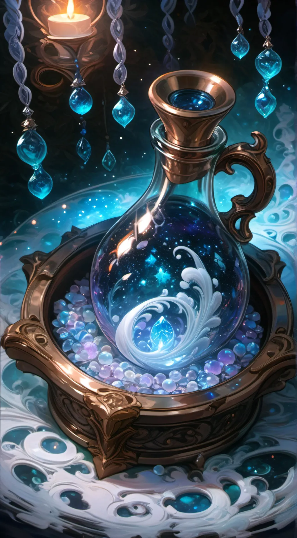 ai character: Potion background