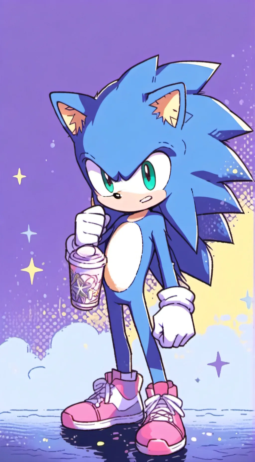 ai character: sonic the hedgehog background