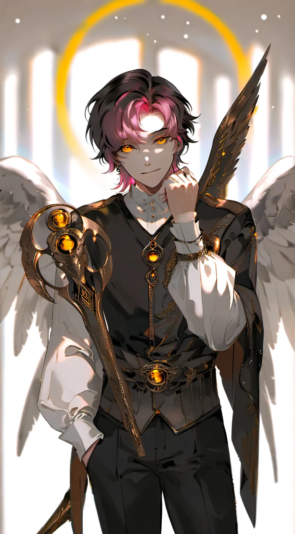 ai character: Derrick  background