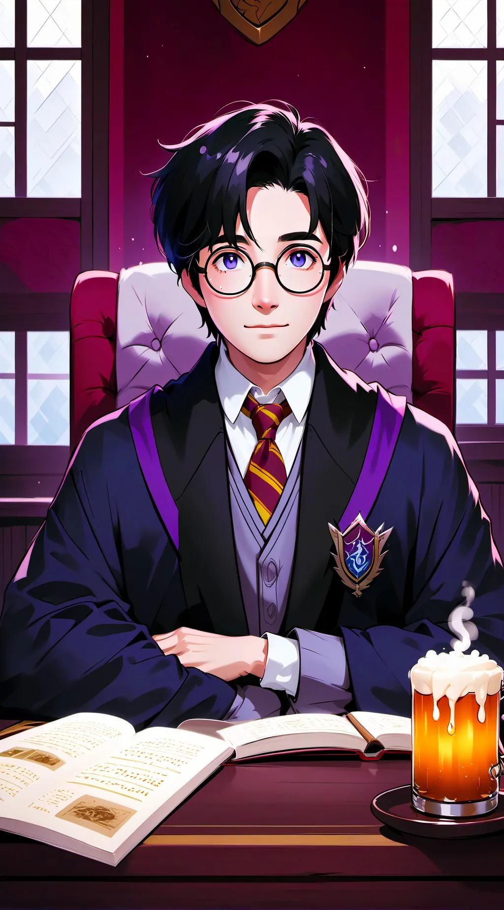 ai character: Harry Potter background