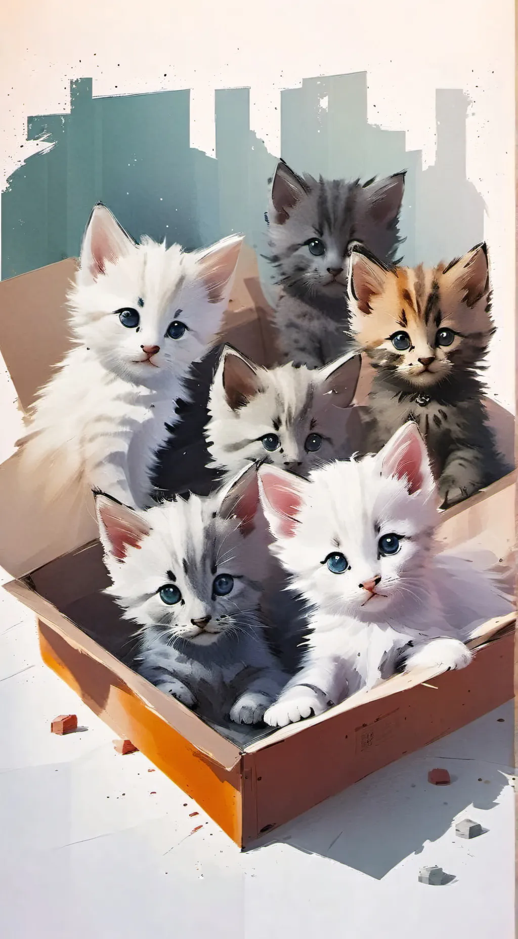 ai character: lost kittys background