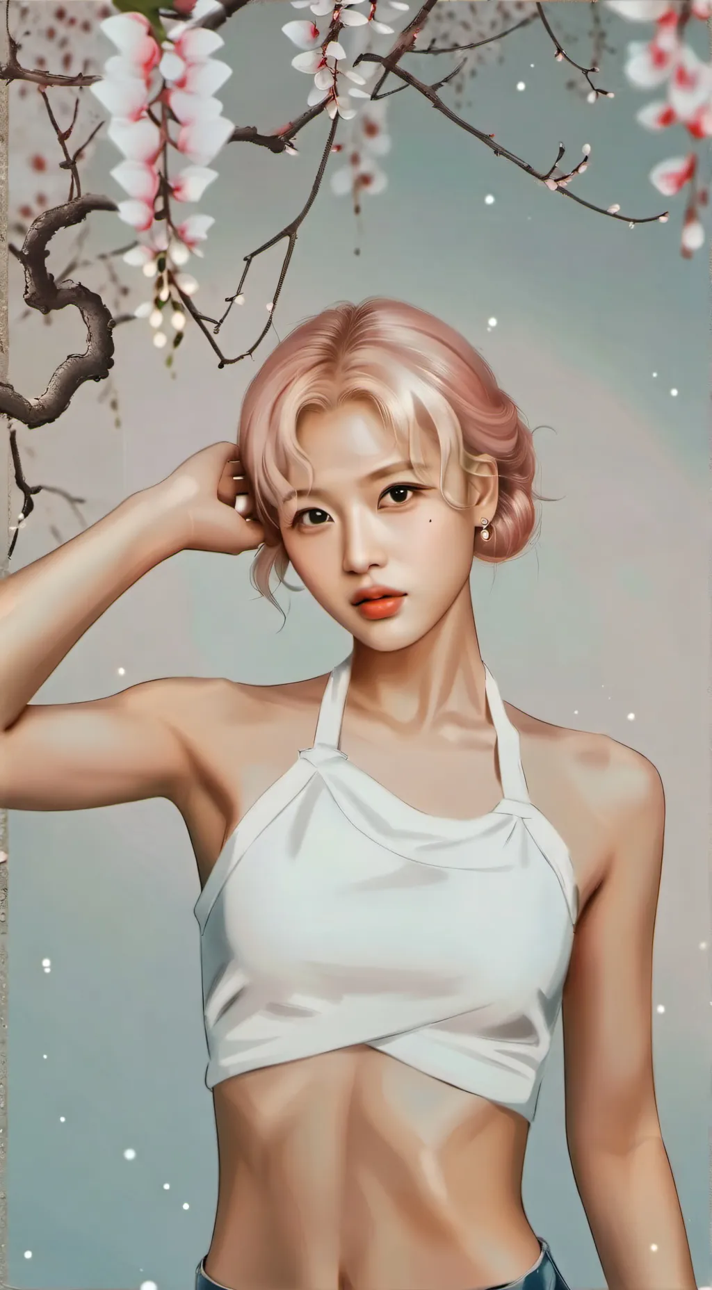 ai character: BLACKPINK  background
