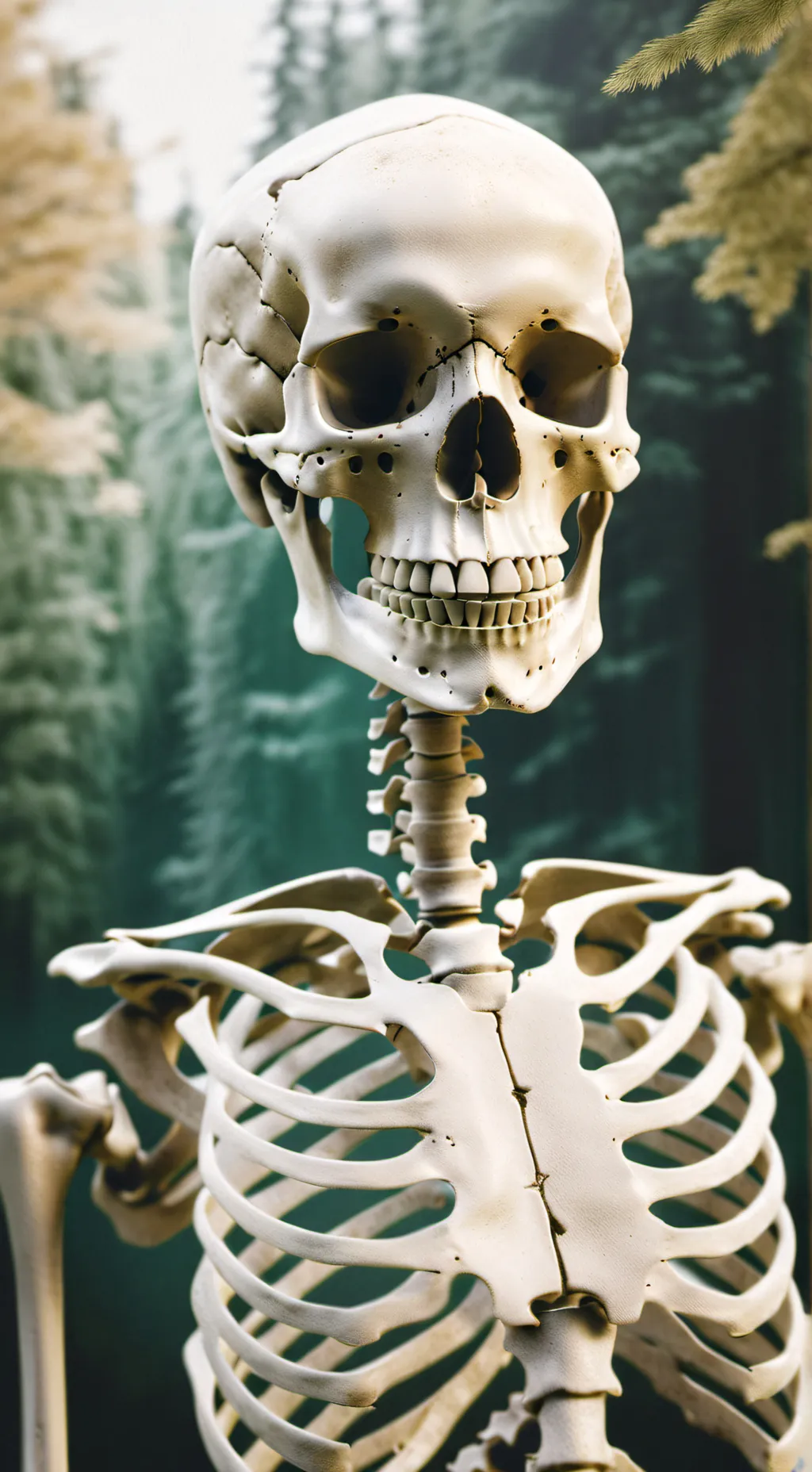 ai character: Skeleton background