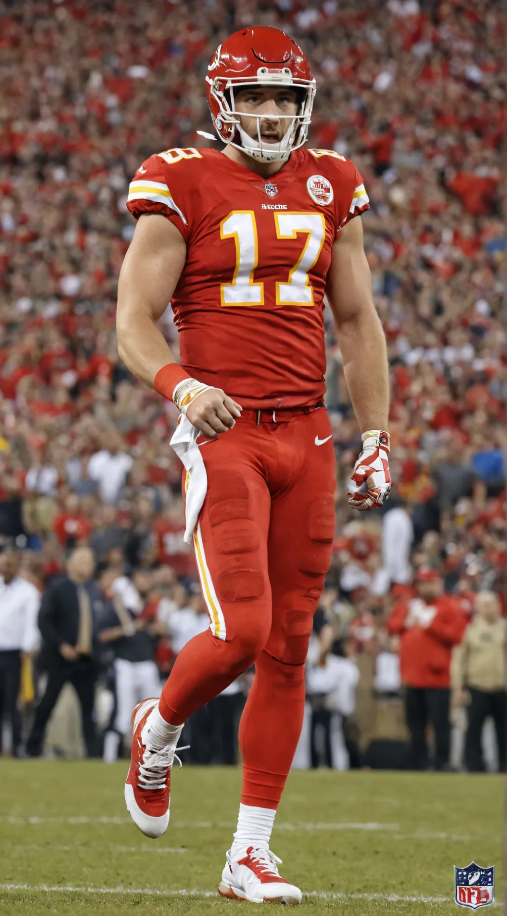 ai character: Travis kelce  background