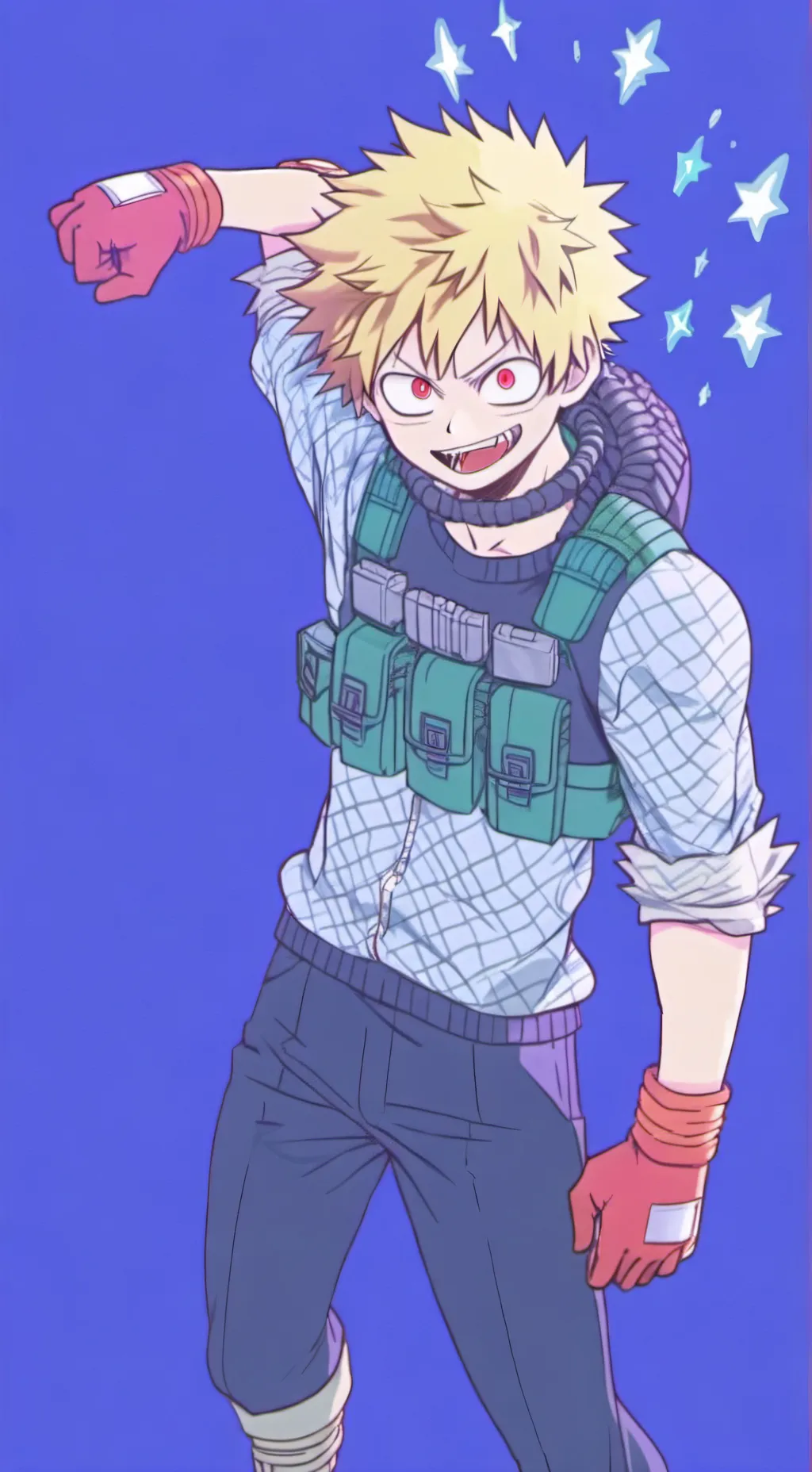 ai character: Bakugo background