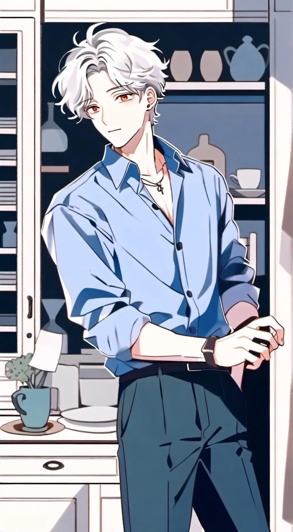 ai character: !Evander! background