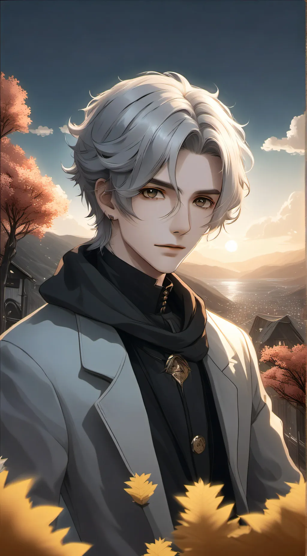 ai character: Aaron  background