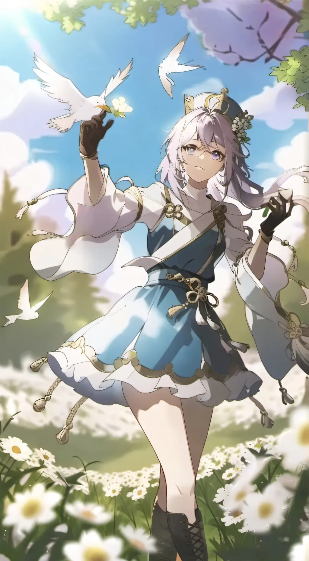 ai character: Questions!  background