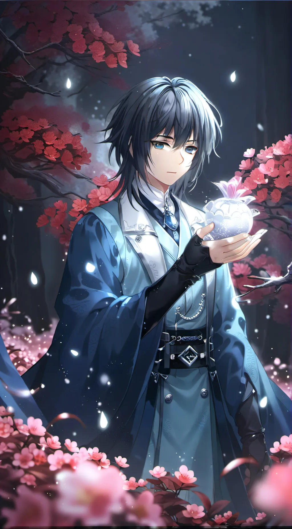 ai character: Tomioka  background
