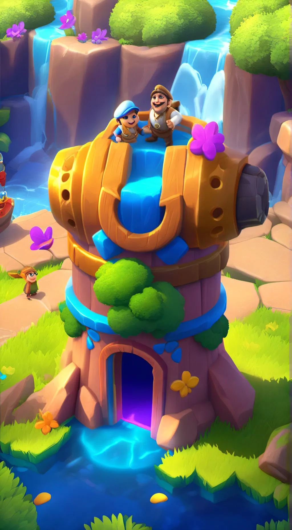 ai character: Country balls! background