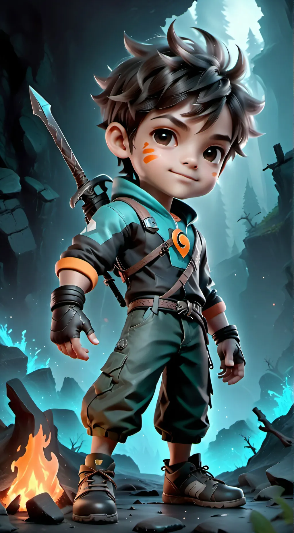 ai character: Cub  background