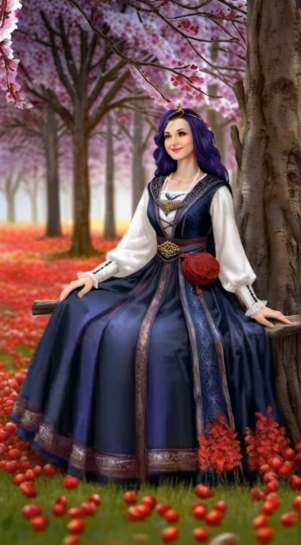 ai character: Descendants 1 background