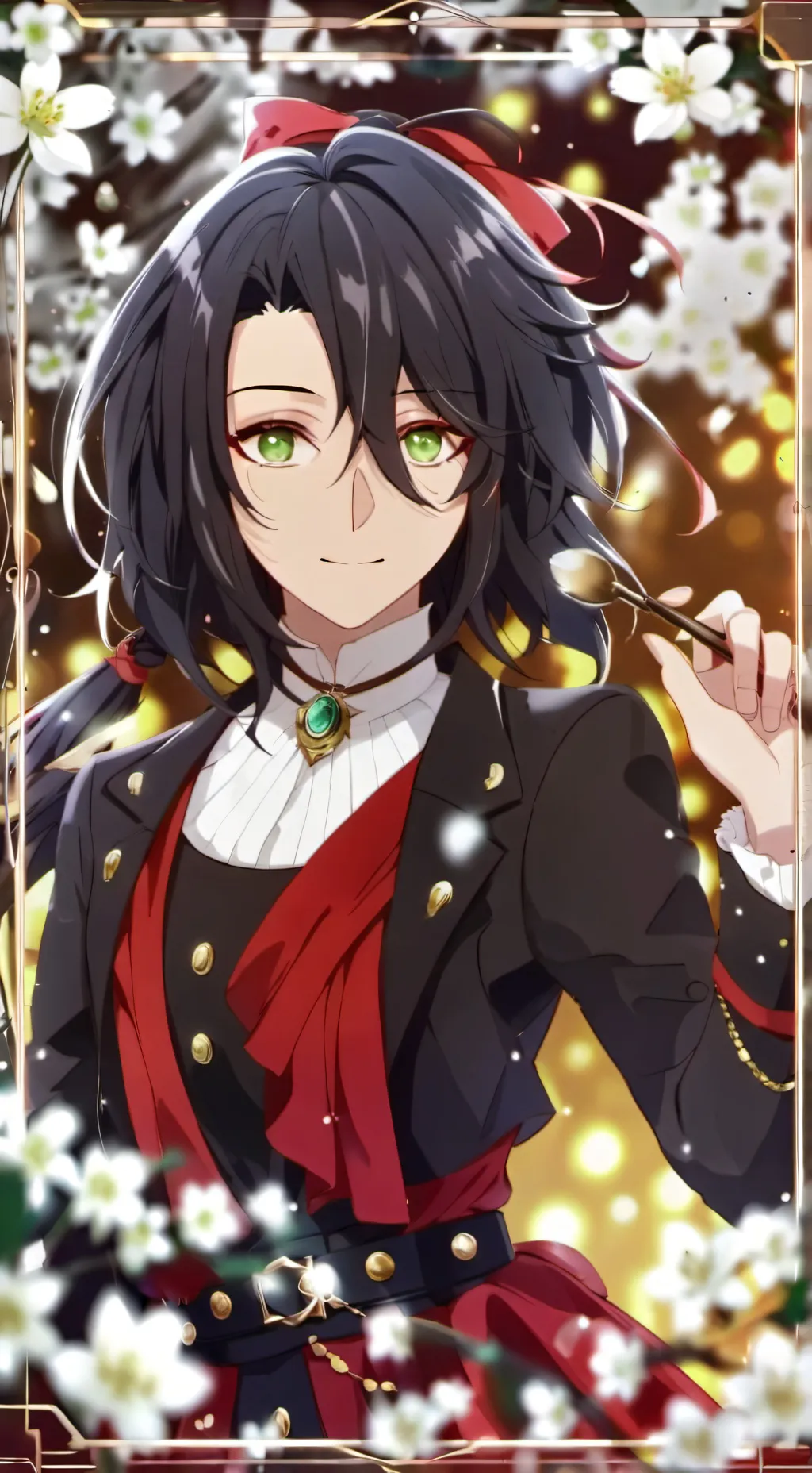 ai character: Aura background