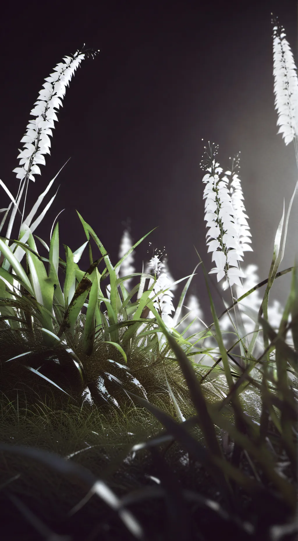 ai character: Grass background