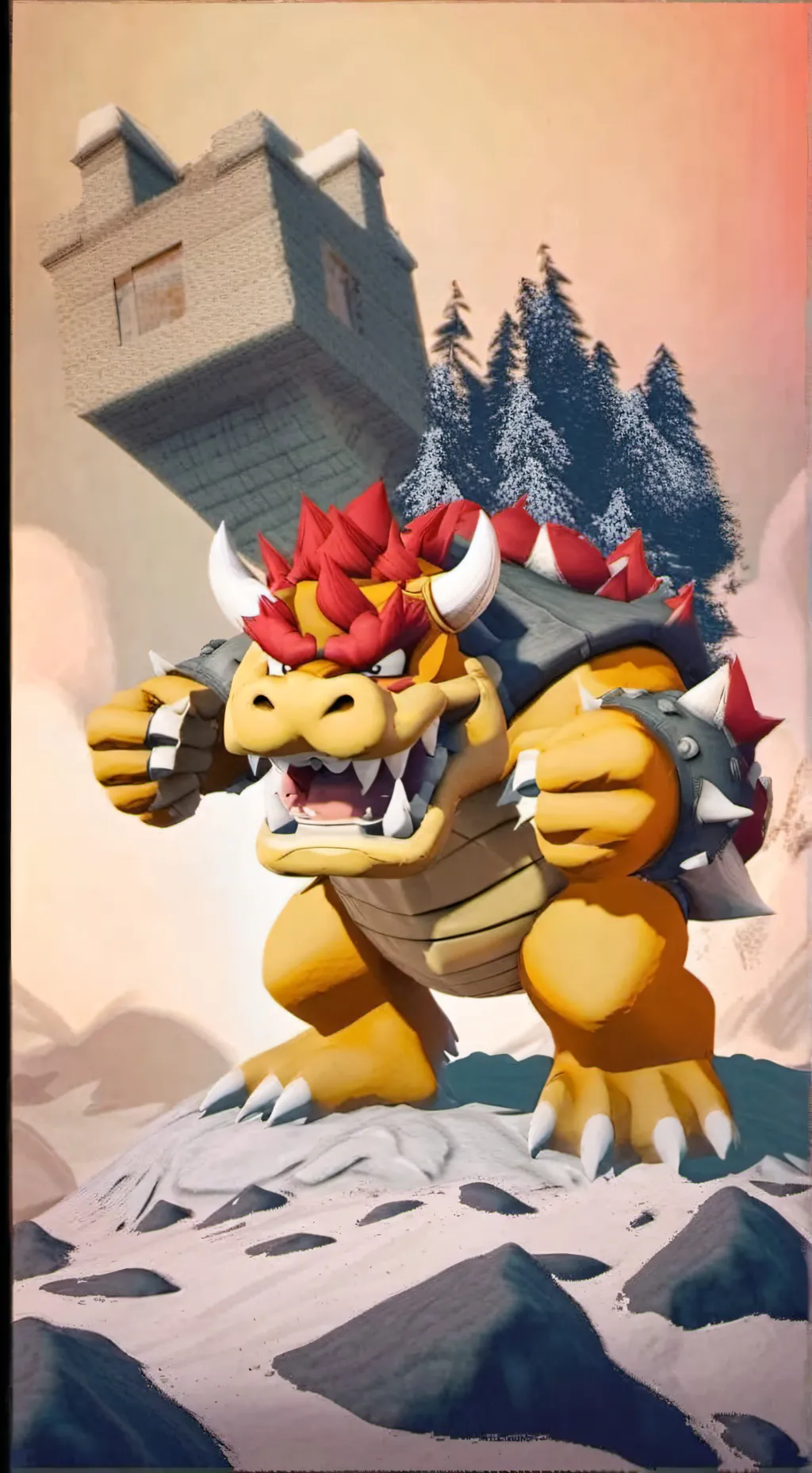 ai character: mighty andross 64 background