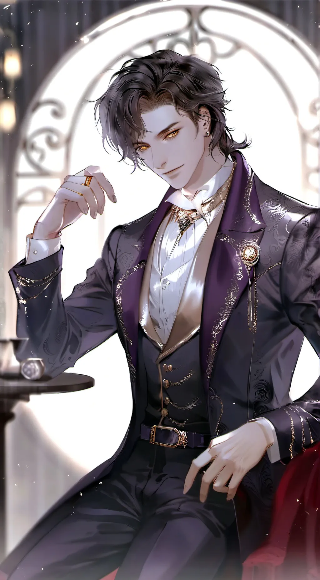 ai character: Vare Lysander  background