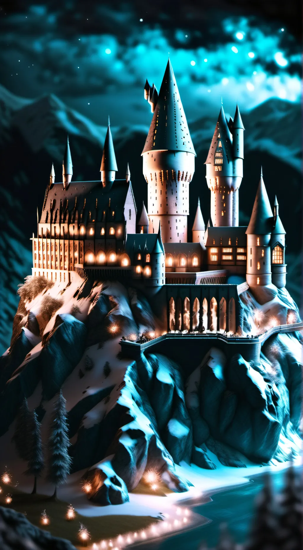ai character: Hogwarts background