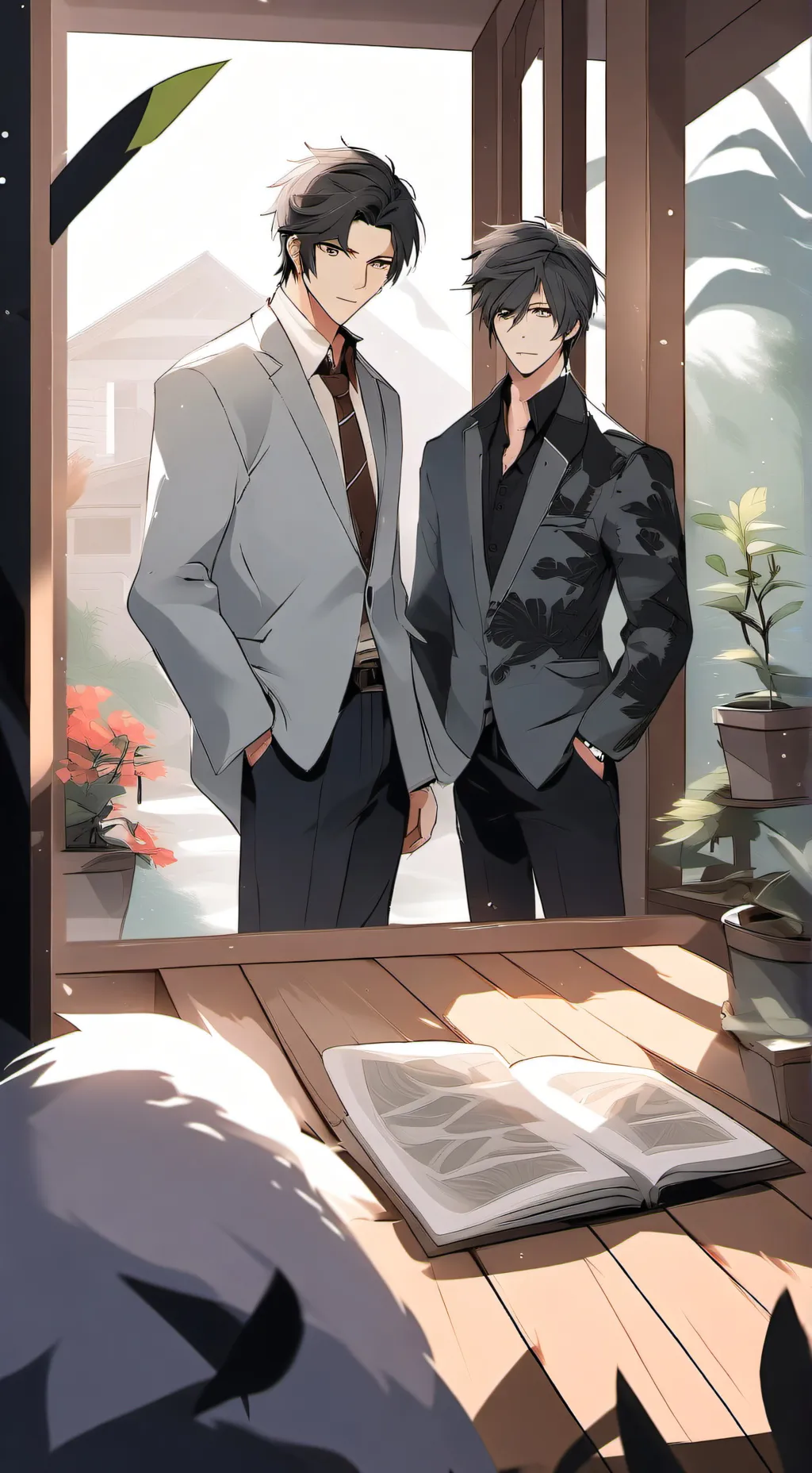 ai character: Tanjiro background