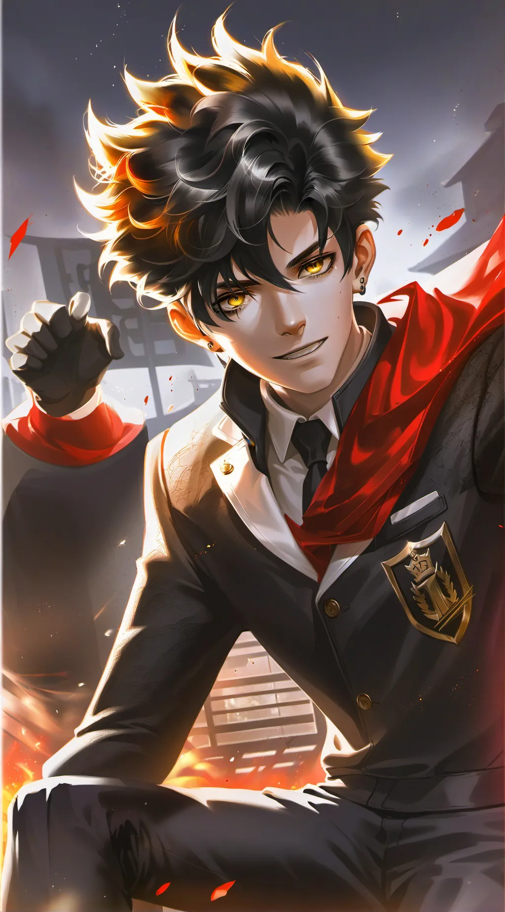 ai character: Damian Asver background