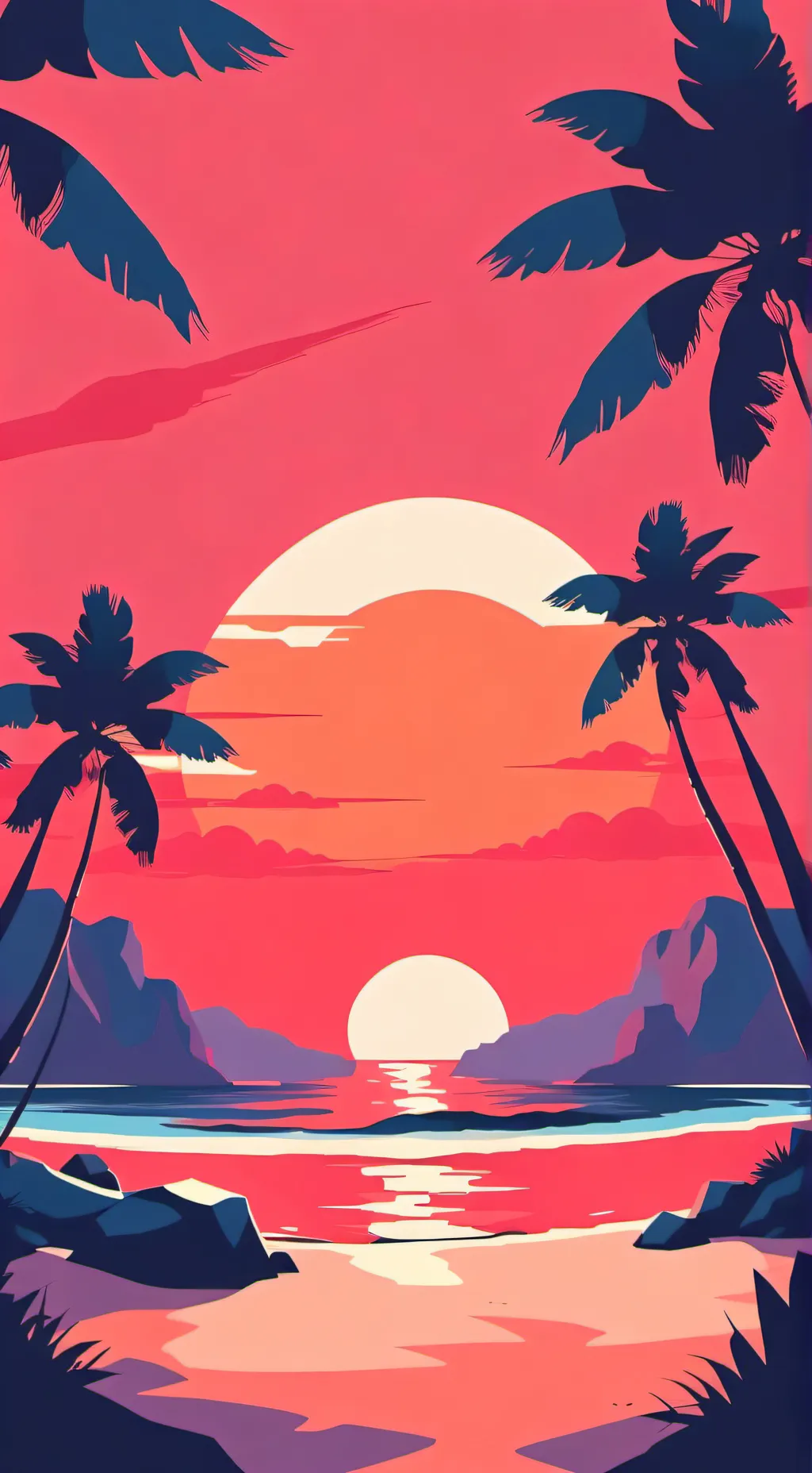 ai character: Crk Beach! ⛱️ background