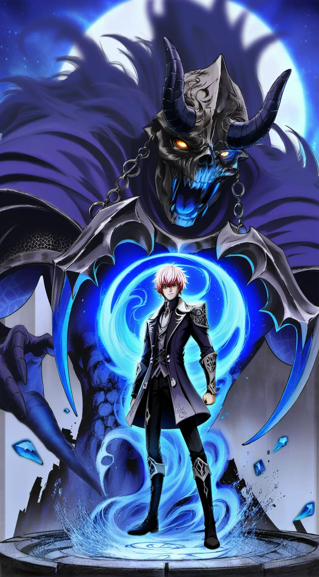 ai character: Skin walker?..  background