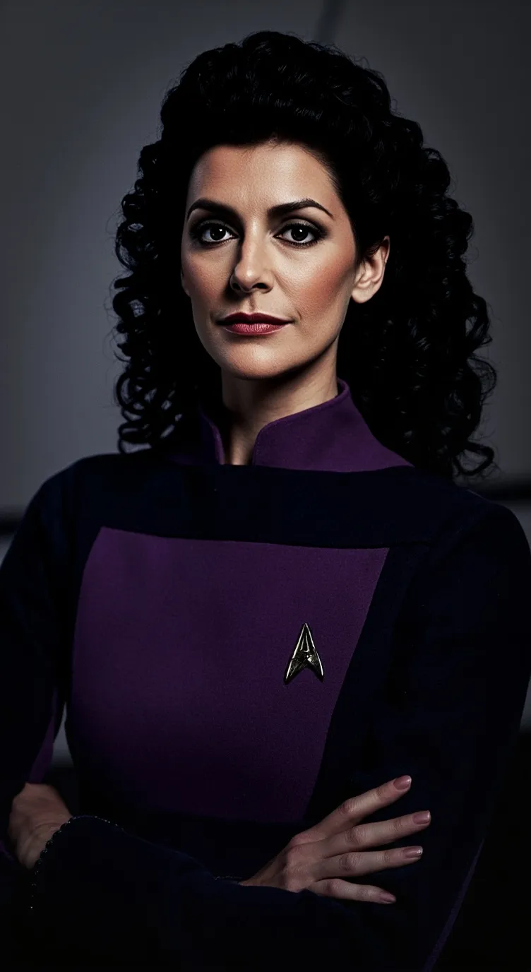 ai character: Deanna Troi background