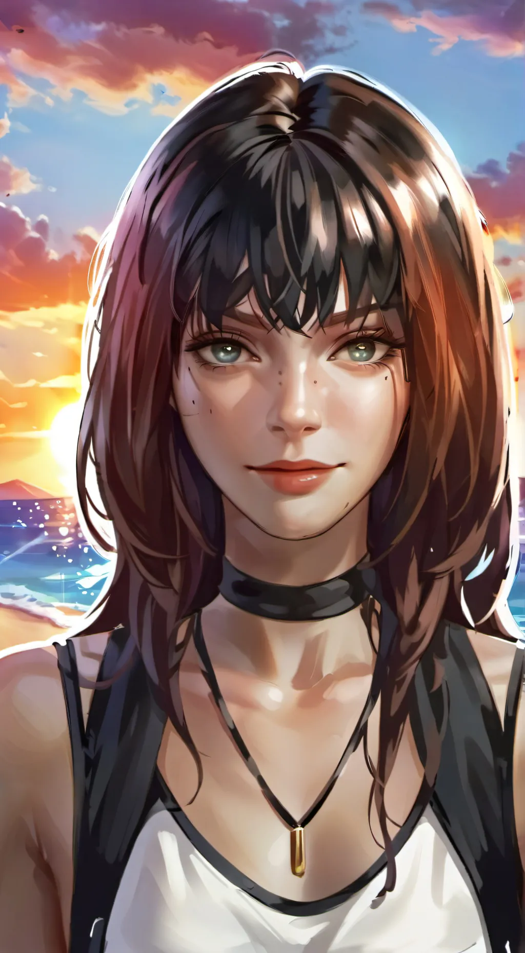 ai character: Luna background