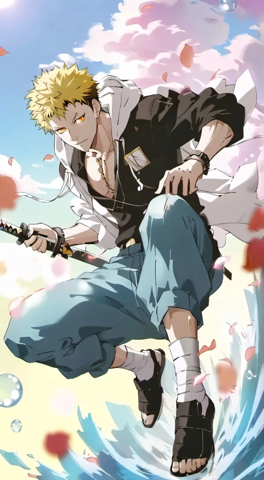 ai character: Yuuji itadori  background