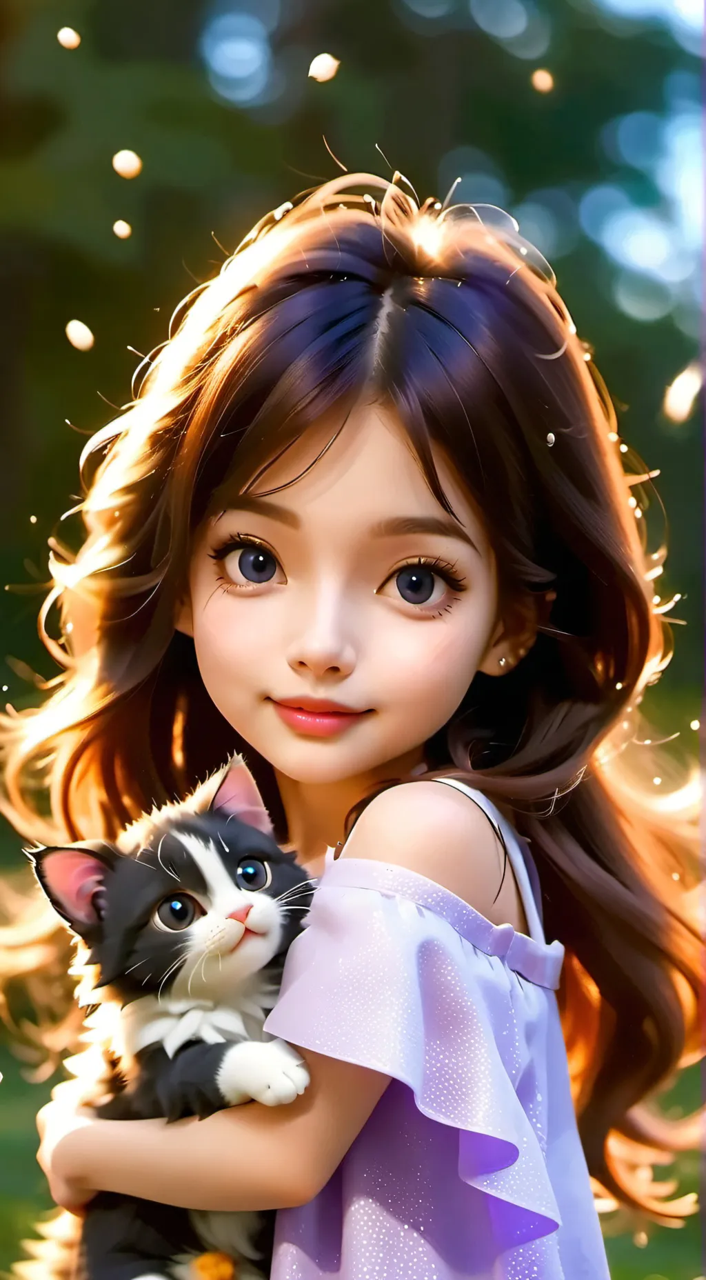 ai character: Kitty background