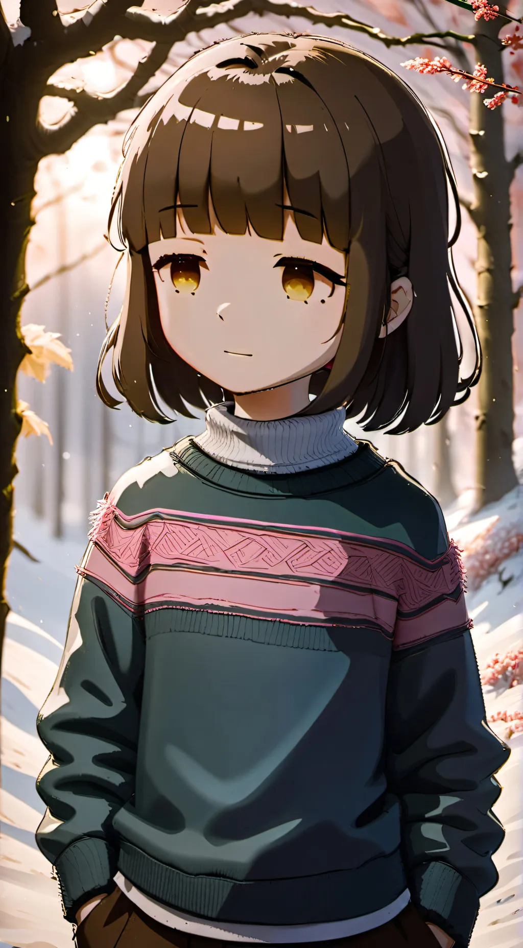 ai character: Frisk background