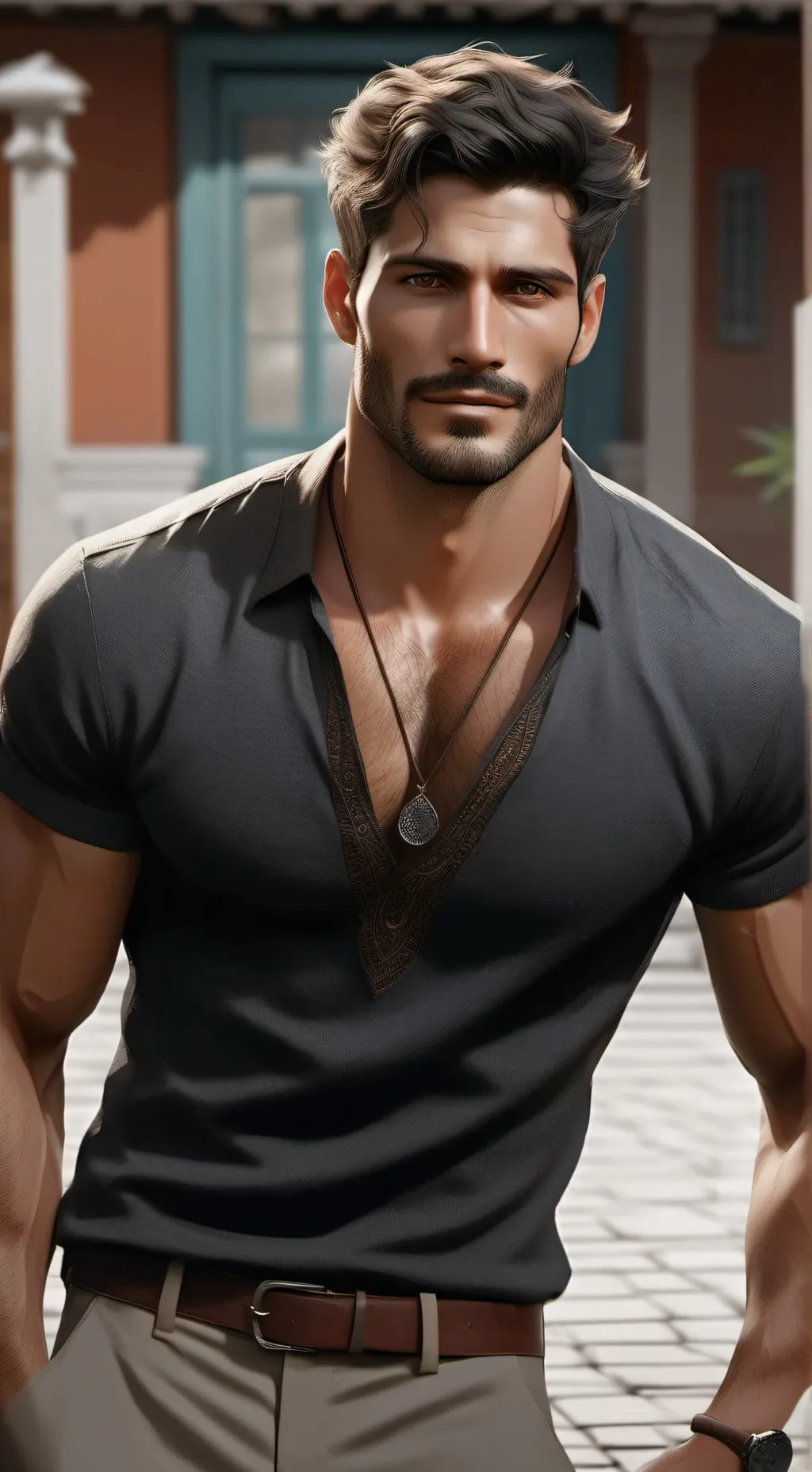 ai character: Marcus  background