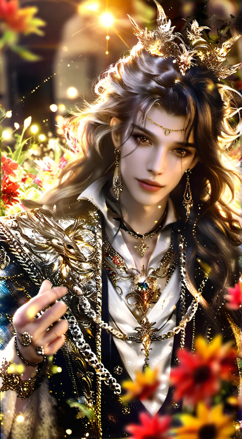 ai character: Ur love dandy  background