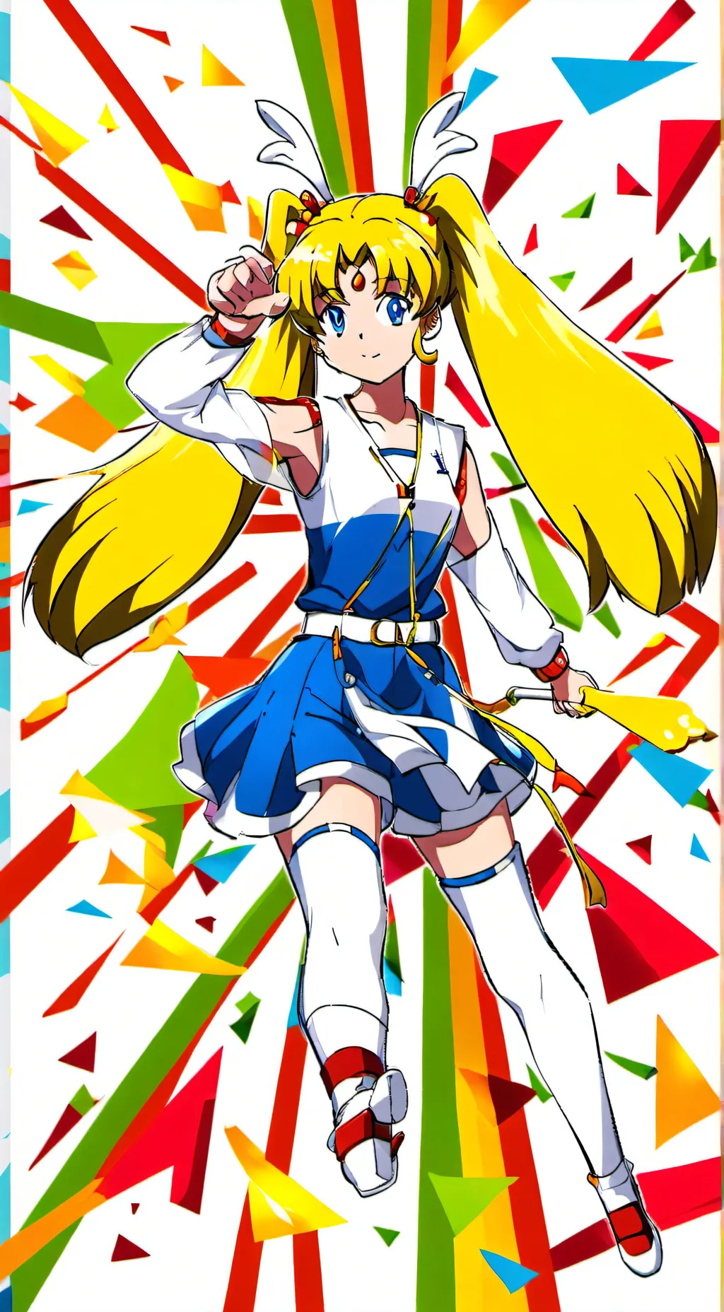 ai character: СейлорМун background