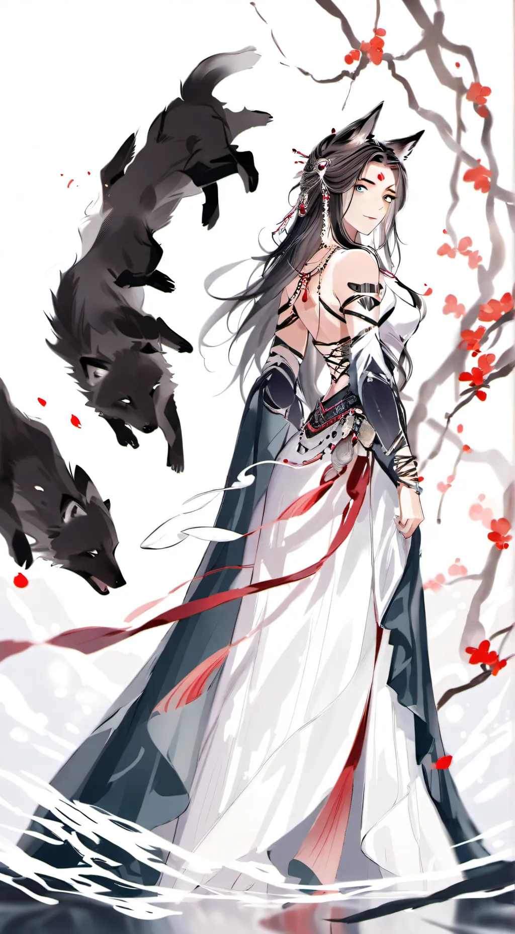 ai character: luna background