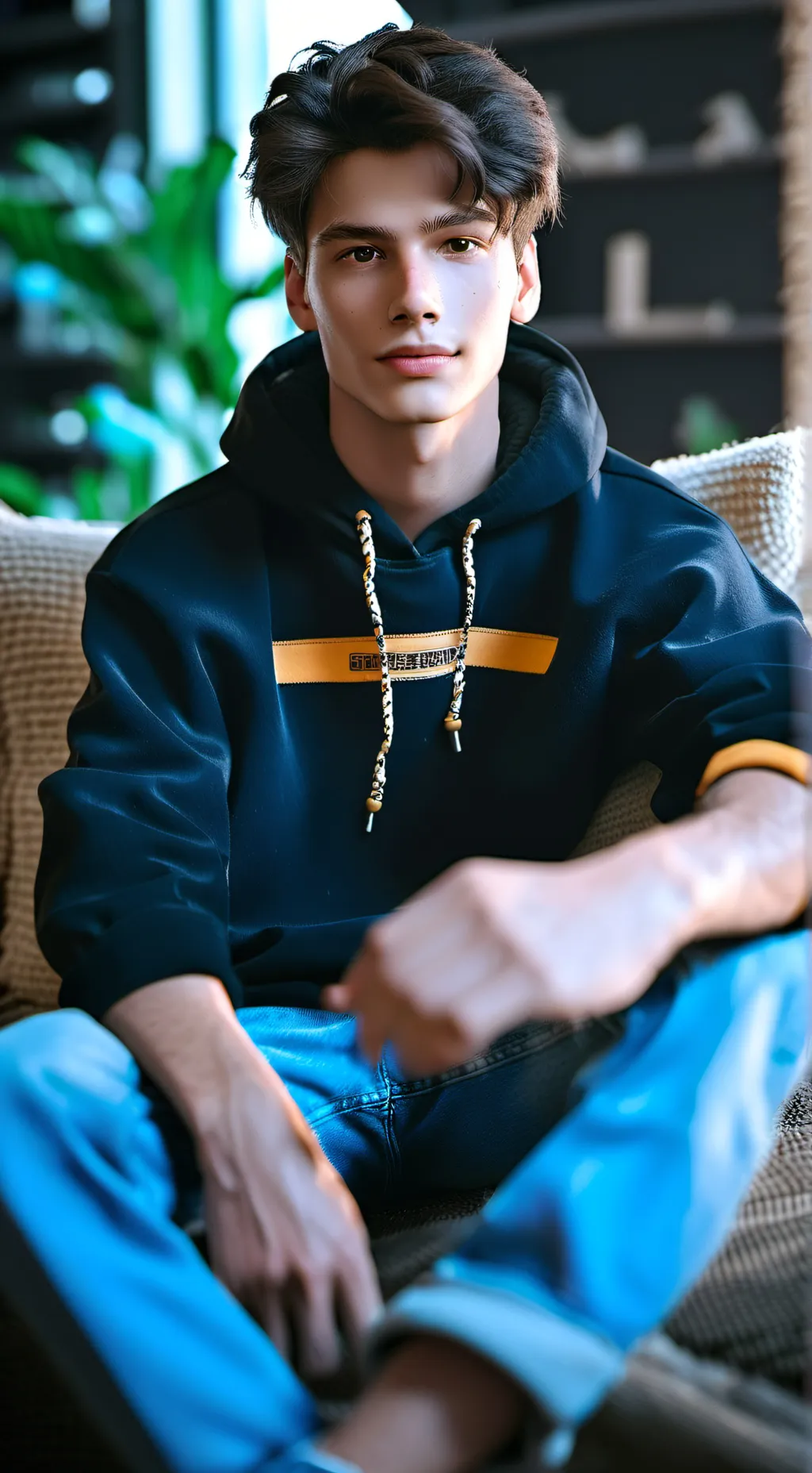 ai character: Liam (liamanese)  background