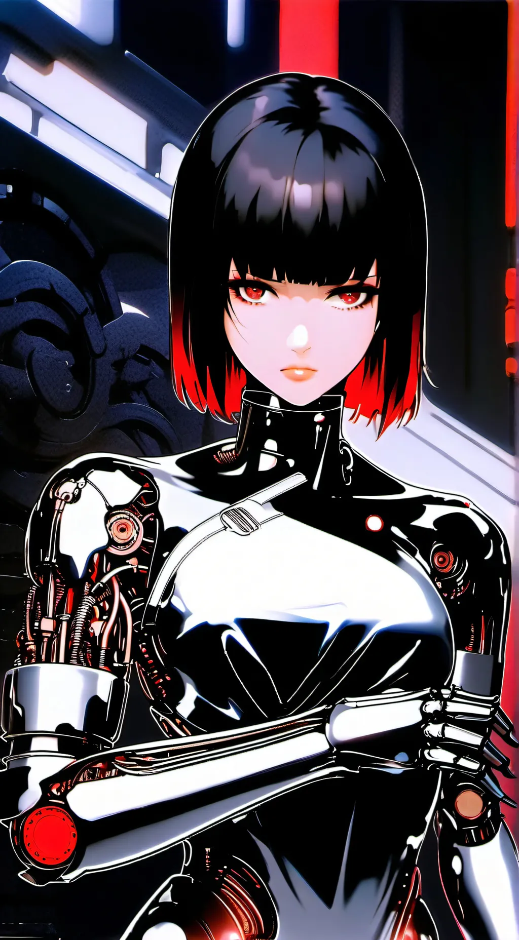 ai character: Aurora background