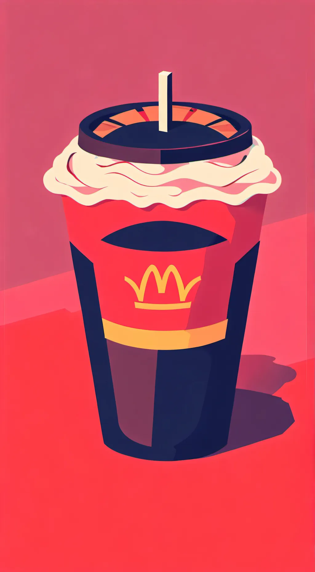ai character: COD (Mcdonald's) background