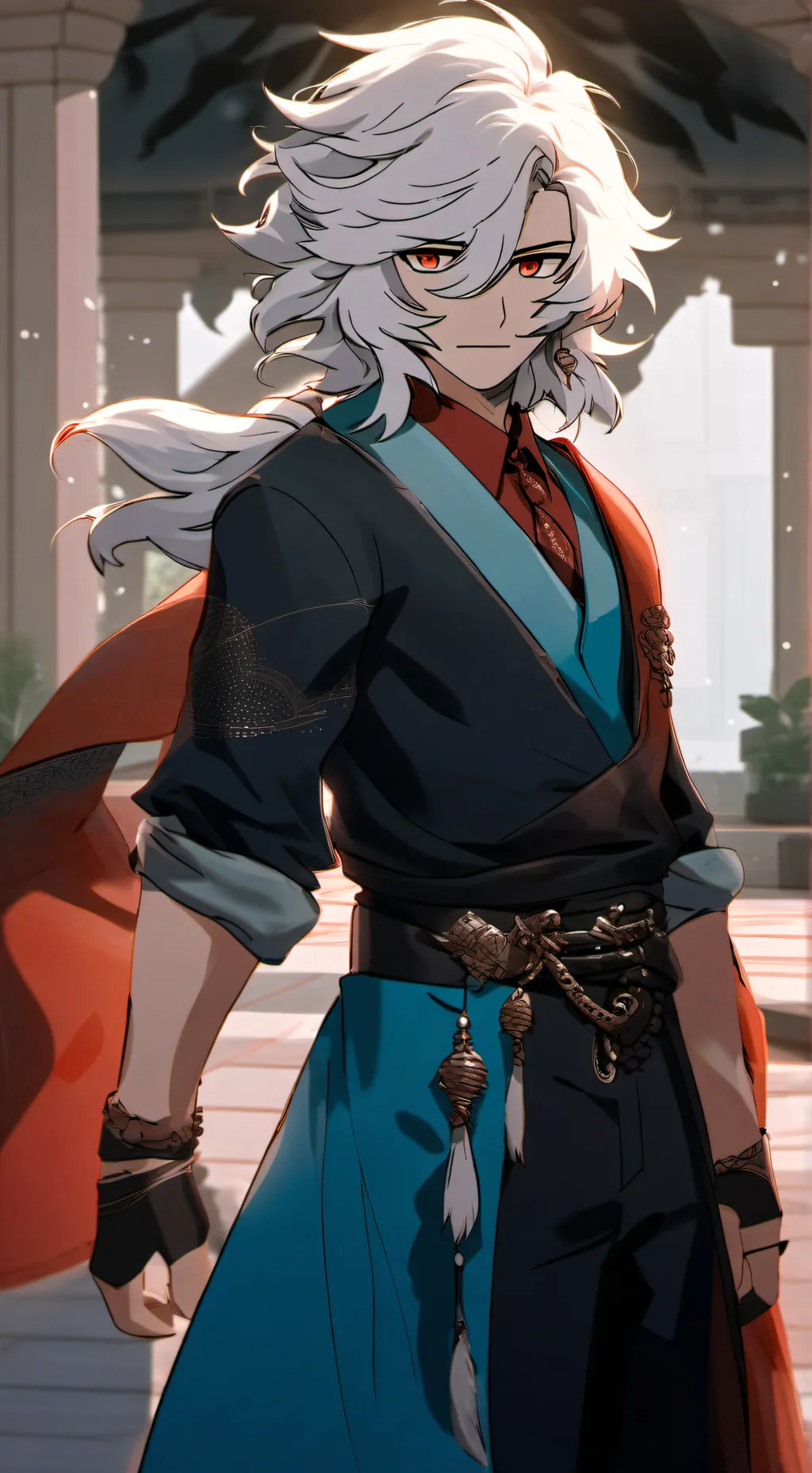 ai character: Shut me up meme dw background