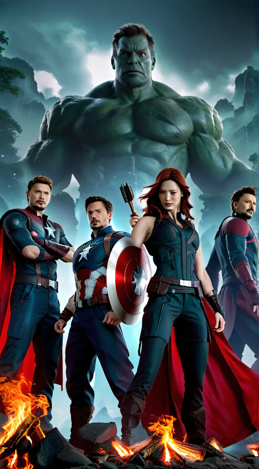 ai character: avenger 1 background