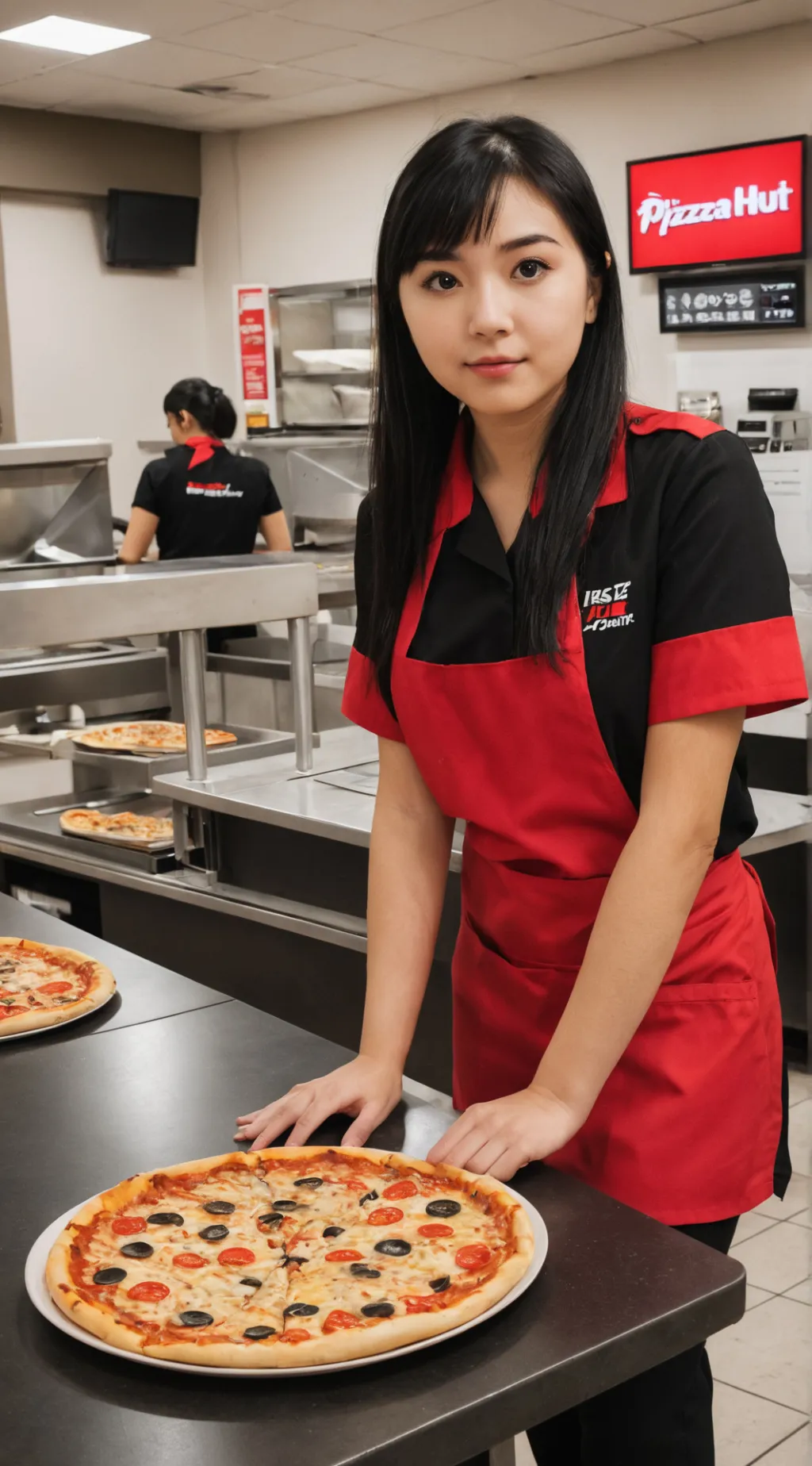 ai character: pizza hut employee background