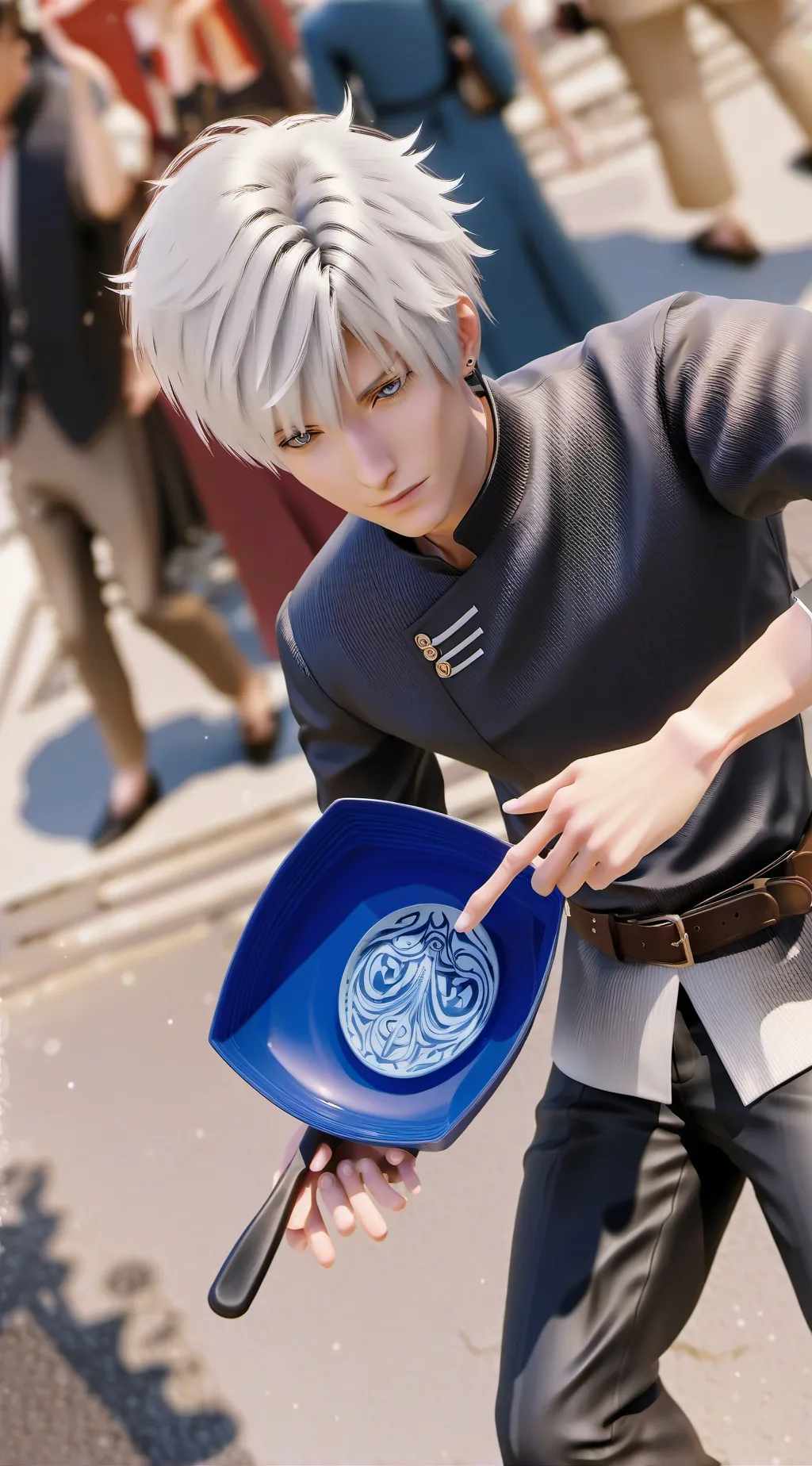 ai character: gojo background