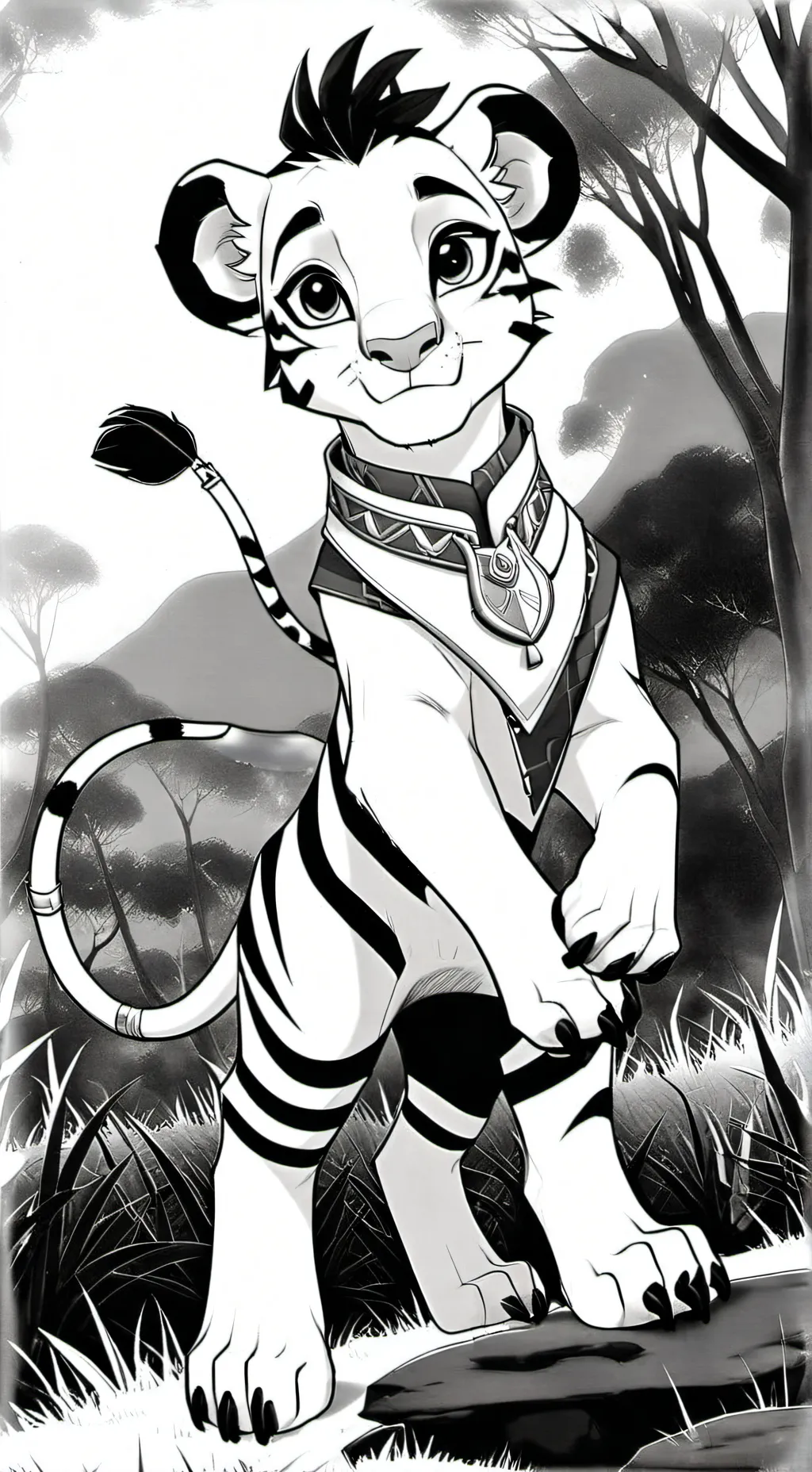 ai character: Kion background