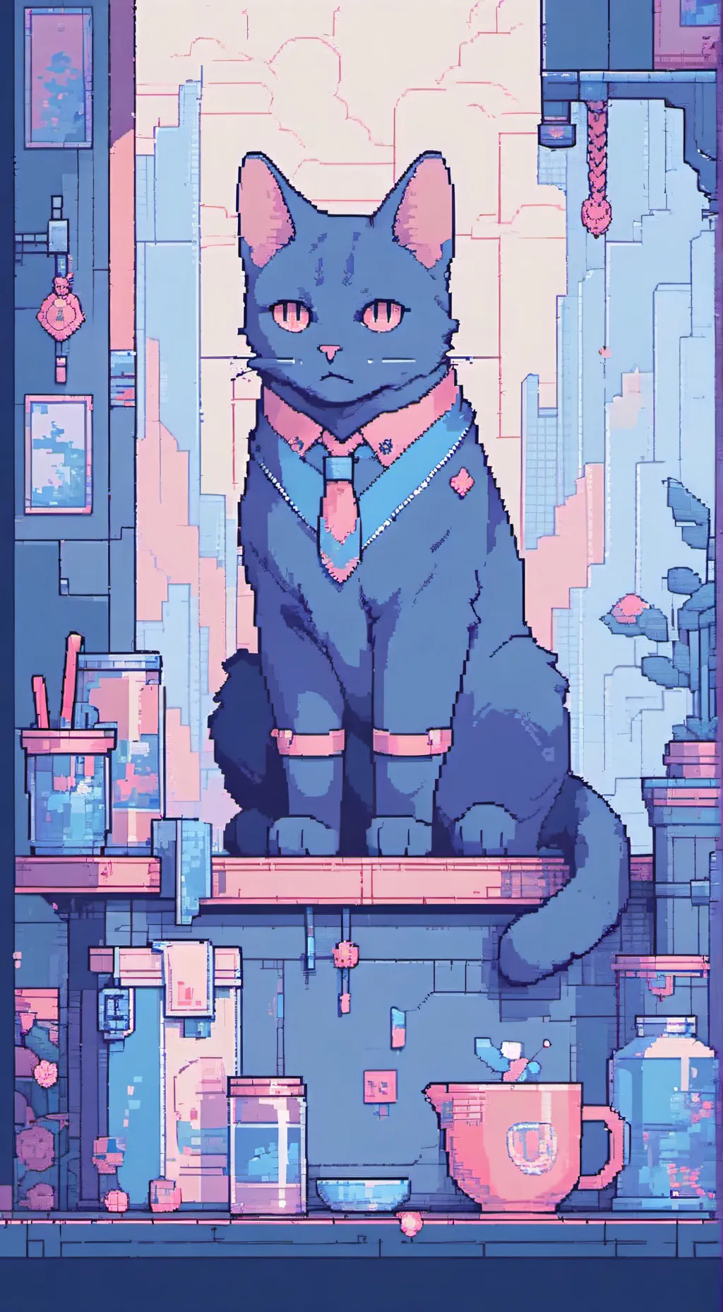 ai character: Melody background