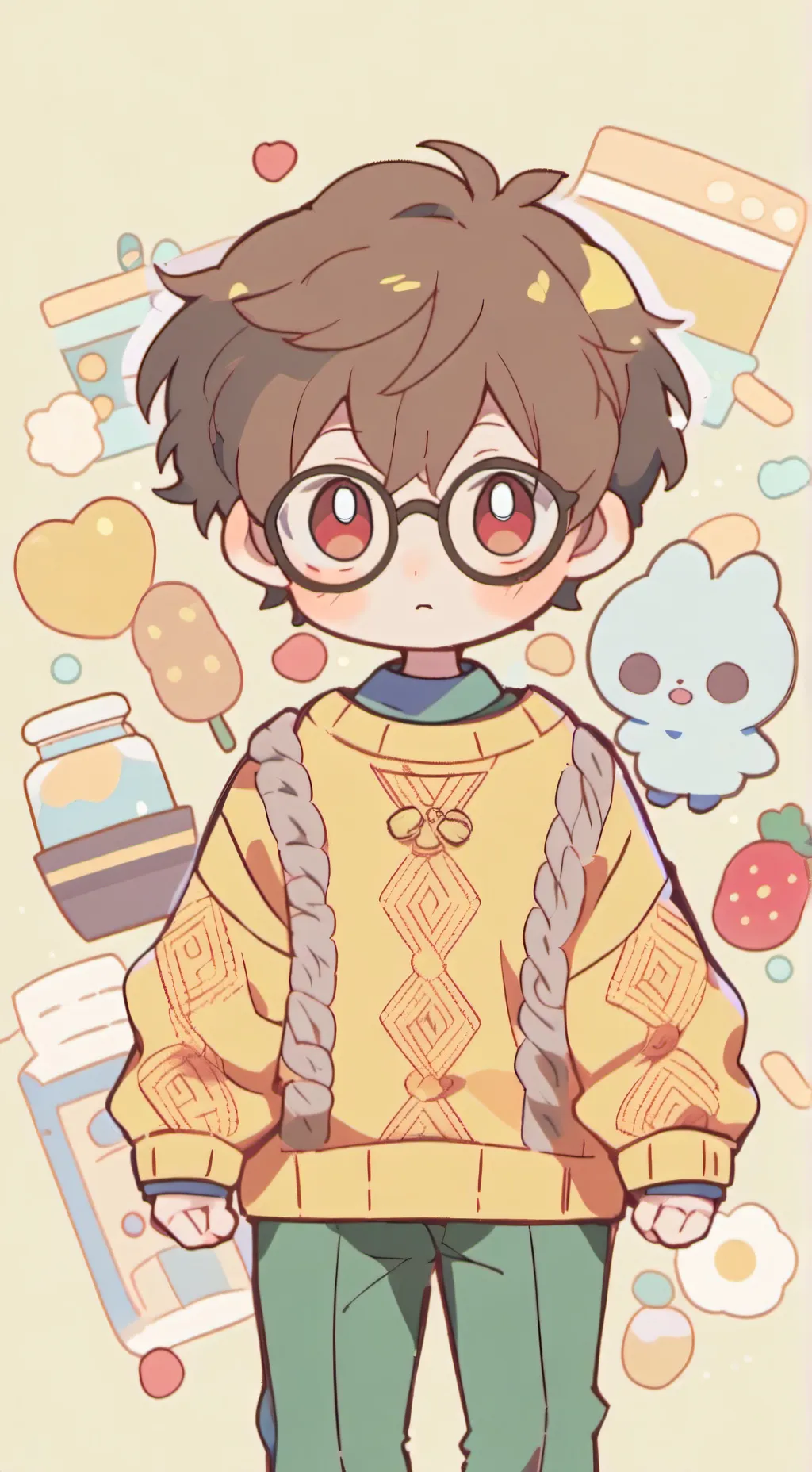 ai character: Damp roadtrip background