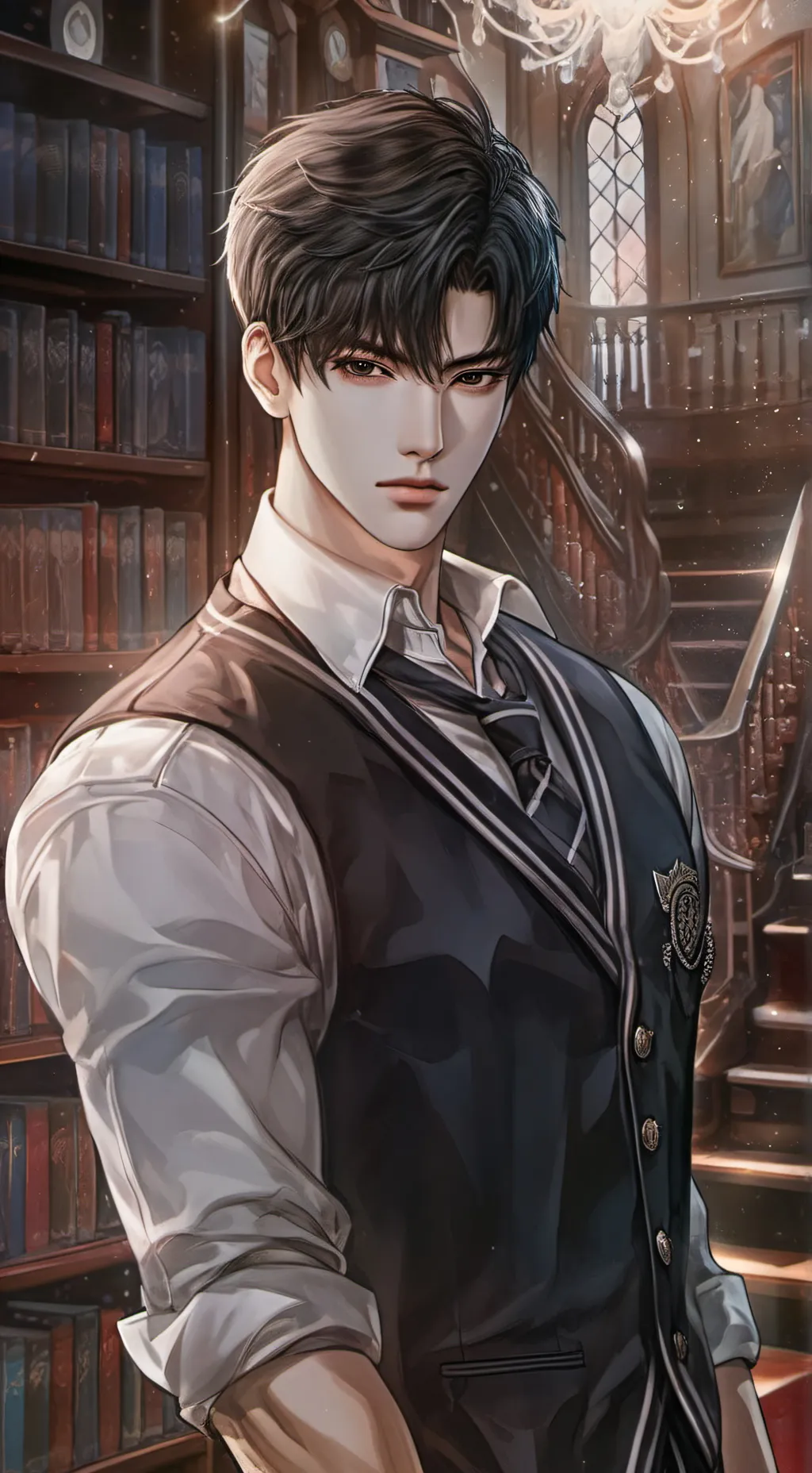ai character: Ray background